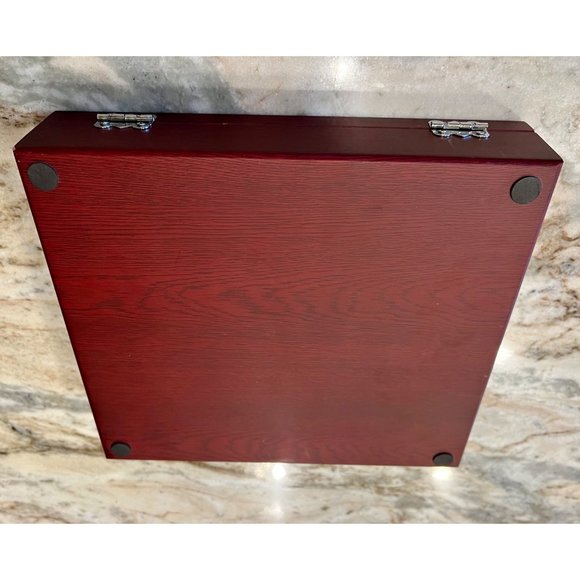 NRA Executive Wooden Case Collector Wine Set - Picture 6 of 6